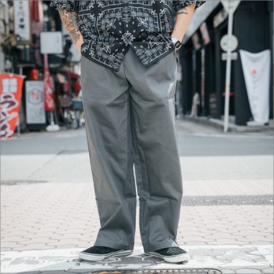 画像5: COOKMAN クックマン High-Wide Chef パンツ CHARCOAL GRAY