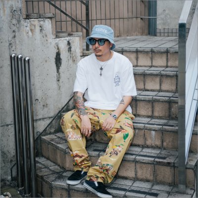 画像9: CAPTAIN STREET BANDANA Tシャツ WHITE キャプテンストリート