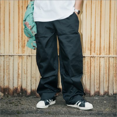 画像5: COOKMAN クックマン High-Wide Chef パンツ BLACK
