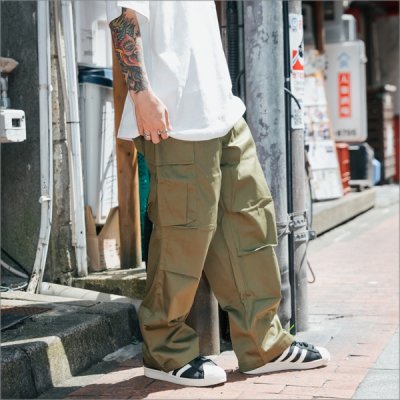 画像7: 【送料無料】COOKMAN クックマン Tactical Cargo パンツ OLIVE