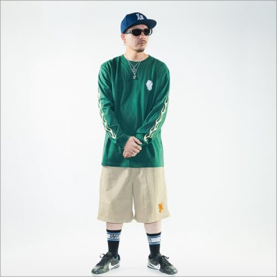画像5: KustomStyle カスタムスタイル SHOEBOX L/S Tシャツ IVY GREEN