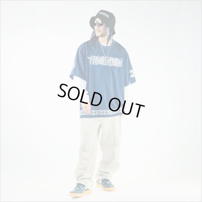 画像12: 【送料無料】KustomStyle カスタムスタイル FUCKIN' SCRIPT- FOOTBALL JERSEY NAVY