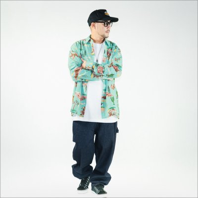 画像7: 【送料無料】COOKMAN クックマン L/Sワークシャツ Western L.BLUE