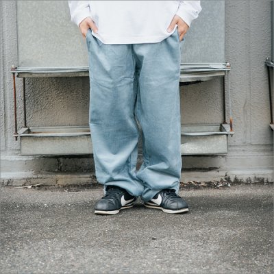 画像5: 【送料無料】COOKMAN クックマン Semiwide Chef パンツ コーデュロイ BLUE GRAY