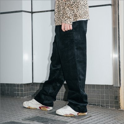 画像16: 【送料無料】COOKMAN クックマン Semiwide Chef パンツ コーデュロイ BLACK