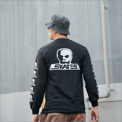 画像18: 【送料無料】SKULL SKATES スカルスケーツ Logo L/S Tee BLACK/WHITE