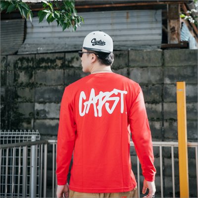 画像12: CAPTAIN STREET CAPST Logo L/S Tシャツ RED キャプテンストリート