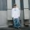 画像8: CAPTAIN STREET BT L/S Tシャツ WHITE キャプテンストリート (8)