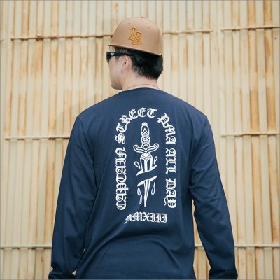 画像8: CAPTAIN STREET Dagger L/S Tシャツ NAVY キャプテンストリート