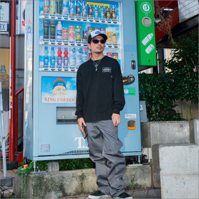 画像6: BLUCO ブルコ ポケット L/S TEE -TICKET- BLACK
