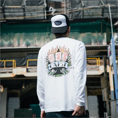 画像11: CAPTAIN STREET OLD POSSE メッシュキャップ BLACK/WHITE キャプテンストリート