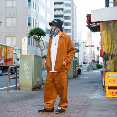 画像12: 【送料無料】COOKMAN クックマン Semiwide Chef パンツ コーデュロイ BROWN