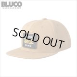 BLUCO ブルコ 6パネル キャンバスキャップ -BUILDER PATCH- CAMEL