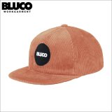 BLUCO ブルコ コーデュロイキャップ -LOGO PATCH- SALMON