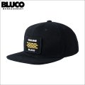 BLUCO ブルコ 6パネル キャンバスキャップ -BUILDER PATCH- BLACK
