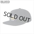 BLUCO ブルコ 6パネル キャンバスキャップ -BUILDER PATCH- BLACK