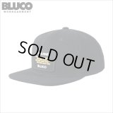 BLUCO ブルコ 6パネル キャンバスキャップ -BUILDER PATCH- BLACK