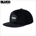 BLUCO ブルコ コーデュロイキャップ -LOGO PATCH- BLACK