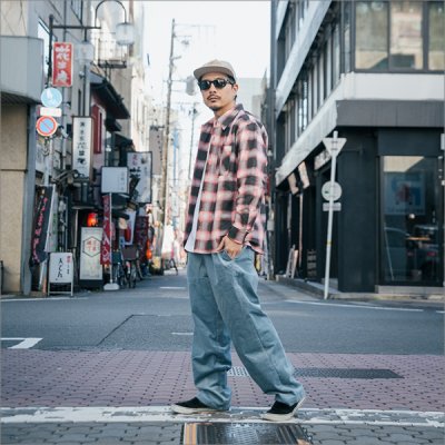 画像8: 【送料無料】COOKMAN クックマン Semiwide Chef パンツ コーデュロイ BLUE GRAY