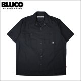 【送料無料】BLUCO ブルコ STANDARD WORK SHIRT S/S BLACK