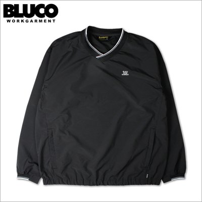 画像1: 【送料無料】BLUCO ブルコ V NECK PULLOVER BLACK