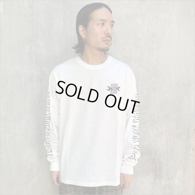 画像2: 【40％OFF】BLUCO ブルコ PRINT L/S TEE -WORKIN CLASS EYES- WHITE/BLACK