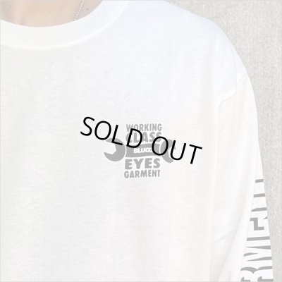画像3: 【40％OFF】BLUCO ブルコ PRINT L/S TEE -WORKIN CLASS EYES- WHITE/BLACK