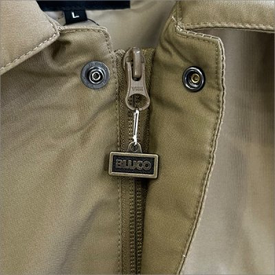 画像6: 【送料無料】BLUCO ブルコ T/C COACH JACKET -QUILTING LINING- KHAKI