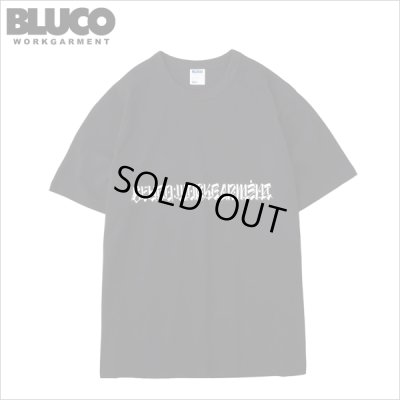 画像1: BLUCO ブルコ PRINT TEE -USUGROW- BLACK