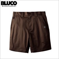 【送料無料】BLUCO ブルコ STRETCH LIGHT WORK SHORTS BROWN