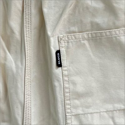 画像4: 【送料無料】BLUCO ブルコ LIGHT CANVAS PAINTER SHORTS IVORY