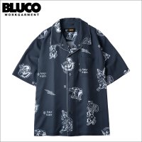 【送料無料】BLUCO ブルコ POOLSIDE SHIRT S/S -Tattoo- CHARCOAL