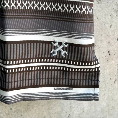画像4: 【送料無料】BLUCO ブルコ POOLSIDE SHIRT S/S -Mexican- BROWN