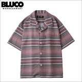 【送料無料】BLUCO ブルコ POOLSIDE SHIRT S/S -Mexican- BURGUNDY