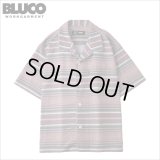 【40％OFF】BLUCO ブルコ POOLSIDE SHIRT S/S -Mexican- BURGUNDY