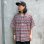 画像2: 【送料無料】BLUCO ブルコ POOLSIDE SHIRT S/S -Mexican- BURGUNDY (2)