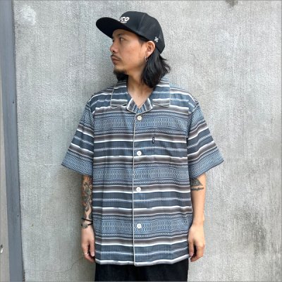 画像2: 【送料無料】BLUCO ブルコ POOLSIDE SHIRT S/S -Mexican- SLATE