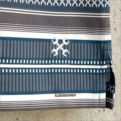 画像4: 【送料無料】BLUCO ブルコ POOLSIDE SHIRT S/S -Mexican- SLATE
