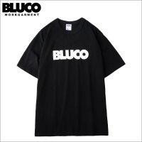 BLUCO ブルコ PRINT TEE -Logo- BLACK