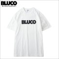 BLUCO ブルコ PRINT TEE -Logo- WHITE-BLACK