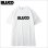 画像1: BLUCO ブルコ PRINT TEE -Logo- WHITE-BLACK (1)