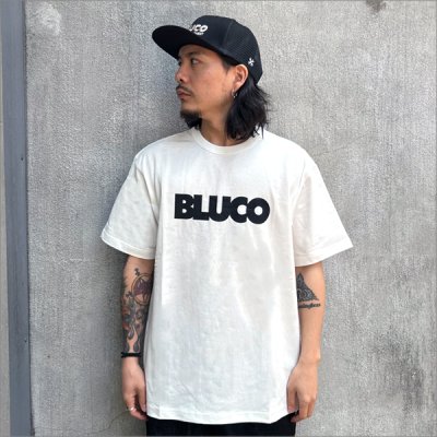 画像2: BLUCO ブルコ PRINT TEE -Logo- WHITE-BLACK