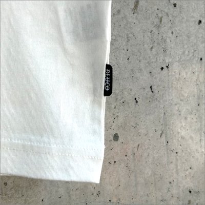 画像3: BLUCO ブルコ PRINT TEE -Logo- WHITE-BLACK