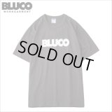 BLUCO ブルコ PRINT TEE -Logo- CHARCOAL