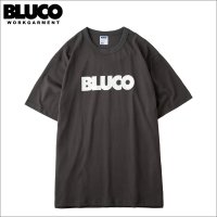 BLUCO ブルコ PRINT TEE -Logo- CHARCOAL