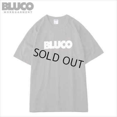 画像1: BLUCO ブルコ PRINT TEE -Logo- CHARCOAL