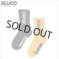 BLUCO ブルコ 2-PACK SOX -Logo- BLACK/WHITE・YELLOW/BLACK
