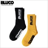 BLUCO ブルコ 2-PACK SOX -Logo- BLACK/WHITE・YELLOW/BLACK