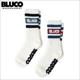 BLUCO ブルコ 2-PACK SOX -Line- WHITE/NAVY・WHITE/BURGUNDY