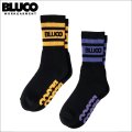 BLUCO ブルコ 2-PACK SOX -Line-  BLACK/MUSTARD・BLACK/PURPLE